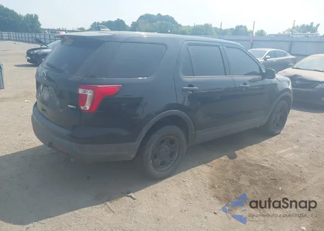 2018 Ford Police Interceptor из США, поврежденный, VIN 1FM5K8AR2JGA91997